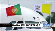 NoComment -Papa Francisco aterra em Portugal - 12.05.17- EuroNews