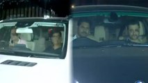 Sridevi : Sanjay Kapoor and Satish Kaushik arrive to pay condolences | Oneindia News