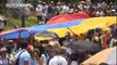 'There is no future here' - Venezuelans stage mass sit-ins