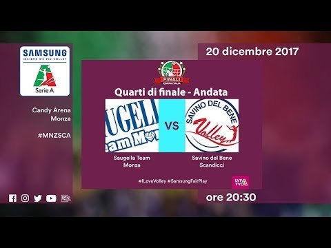 Monza - Scandicci | Highlights | Gara di Andata | Quarti di finale | 40^ Coppa Italia