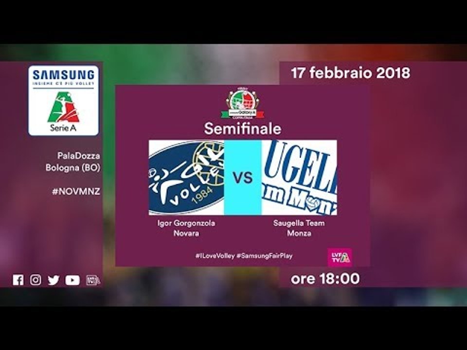 Novara - Monza | Semifinale | Highlights | Samsung Galaxy A Coppa Italia