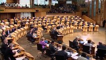 Scottish parliament backs bid for second independence referendum