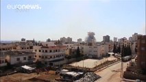 Warplanes bomb rebel-held areas around several Syrian cities