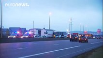 Dozens hurt in motorway pile-up near Paris