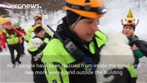 3 puppies found in Hotel Rigopiano- giving hope to rescue workers