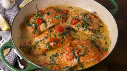 This Tuscan Salmon Is The Creamy, Delicious Dinner You Should Make Tonight
