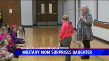 Military Mom Surprises Daughter at School on Her Birthday