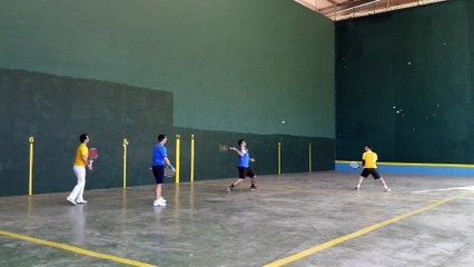 Frontenis honor Alcalá vs Molareño 2ª partida set 1