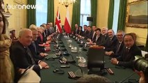 Theresa May and Beata Szydlo meet at 10 Downing Street as Britain seeks to strengthen ties with…