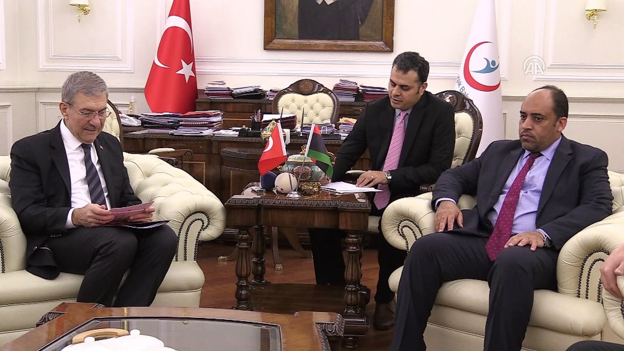 Bakan Demircan Libya Sağlık Bakanı Beşir el-Tahiri ile bir araya geldi - ANKARA