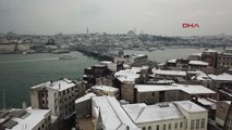 Havadan Görüntülerle Kar Altındaki İstanbul