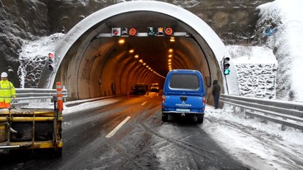 Zonguldak'ın Alaplı ilçesinde zincirleme trafik kazası