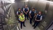 NZ police prove they're 'not your typical beat cops' with elevator jam session