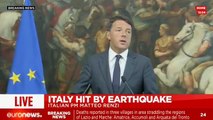 LIVE: Italian PM Matteo Renzi comments on 6.2 magnitude earthquake