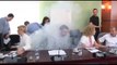 Tear gas causes chaos in Kosovo parliament