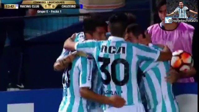 Racing Club vs Cruzeiro 4-2 - Goles y Resumen | Copa Libertadores 27/2/2018