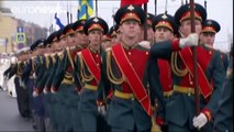 Missiles & ships: Putin joins 12,000 spectators at Russian Navy Day parade