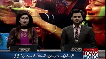 Holi festival in Ghulam Muhammad Mahar Medical College,Sukkur