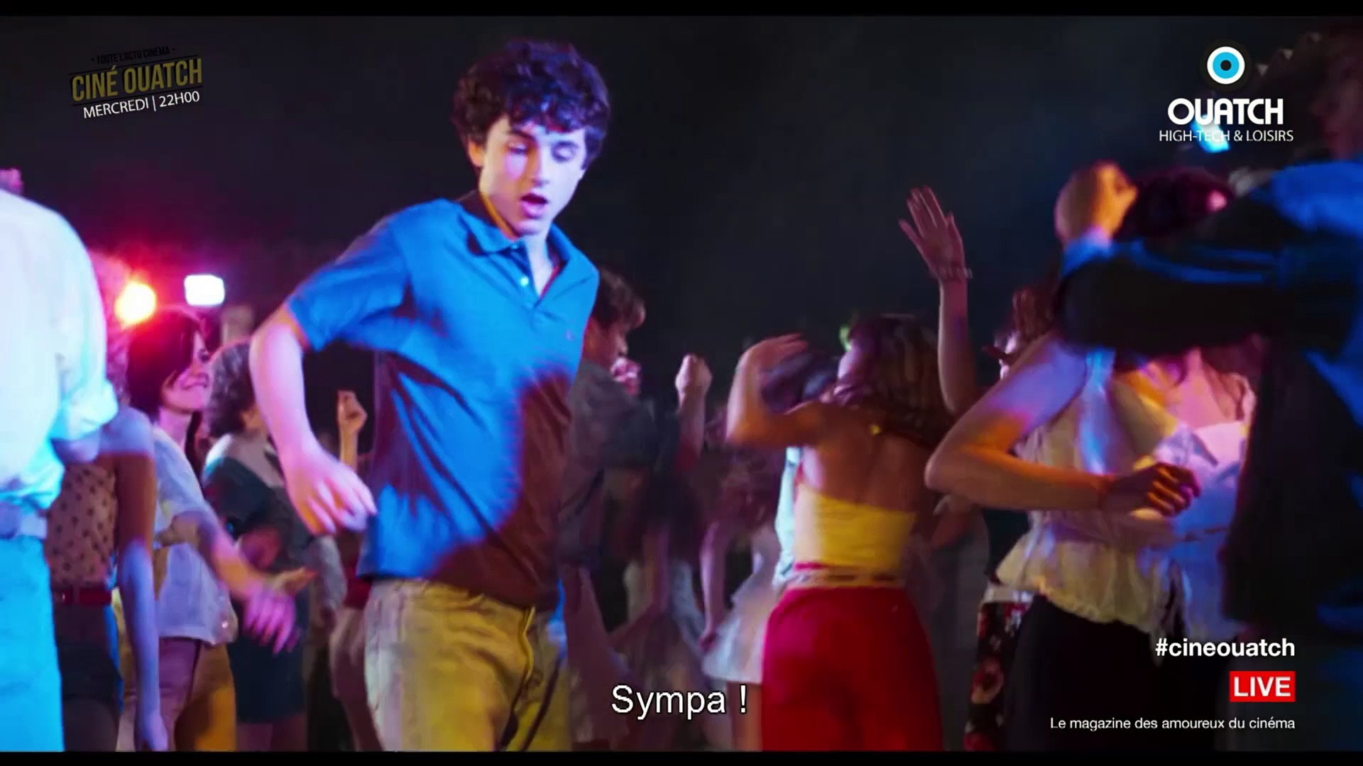 Cine OUATCH S03E14 Call me by your name La fete est finie Lady Bird et les films de la semaine