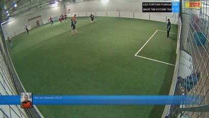 But de Steeven (12-4) - LES TONTONS FLINGUEURS Vs BACK THE FUTURE TEAM - 27/02/18 20:00 - LIGUE 2