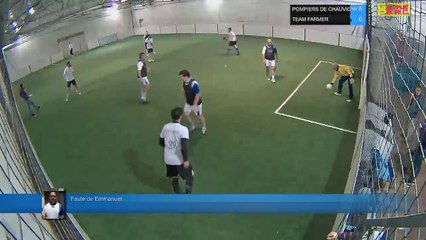 Faute de Emmanuel  - POMPIERS DE CHAUVIGNY Vs TEAM FARMER - 27/02/18 21:00 - LIGUE 2