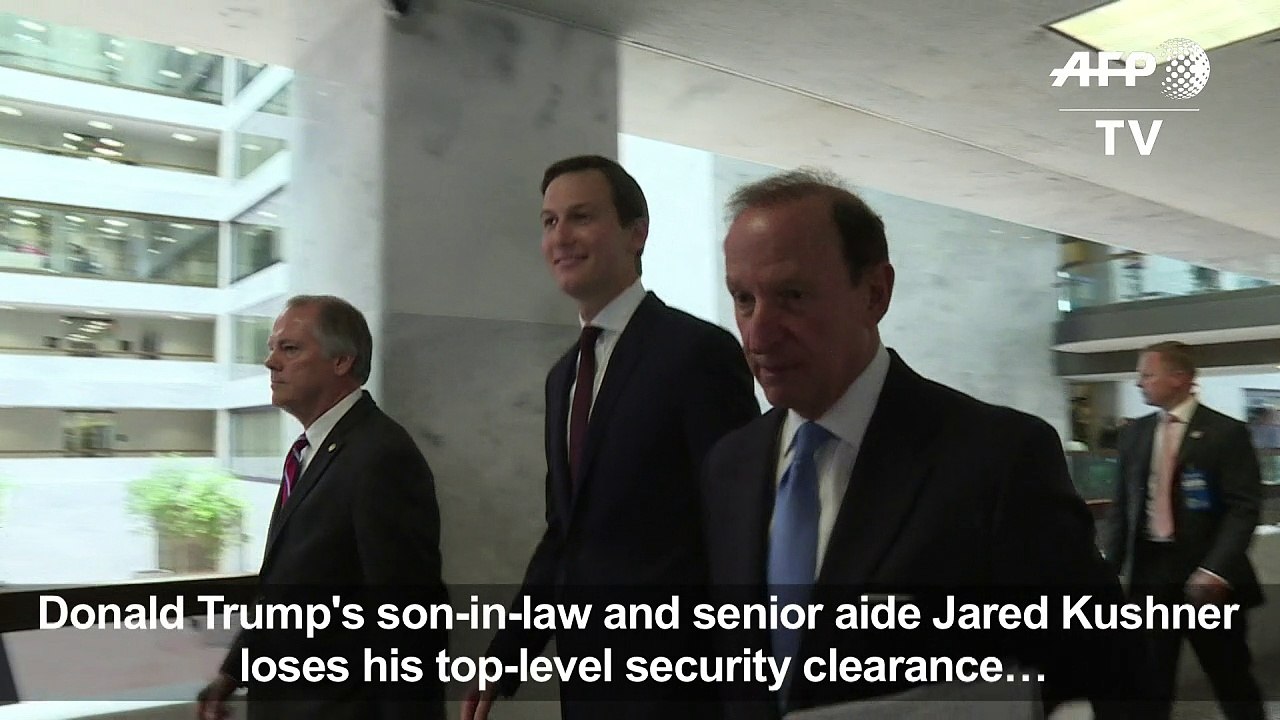 Jared Kushner loses top-level security clearance