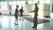 Young police dancer mentors teenagers