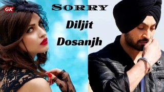 Sorry Full Song  | Diljit Dosanjh | CON.FI.DEN.TIAL | Latest Punjabi Song 2018 | Full Hd