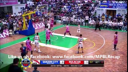 Marlou (A.K.A Sky Scraper Aquino) Score vs Quezon City Capitals (MPBL) February 24, 2018