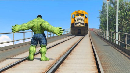 CAN HULK STOP THE TRAIN IN GTA 5 2018