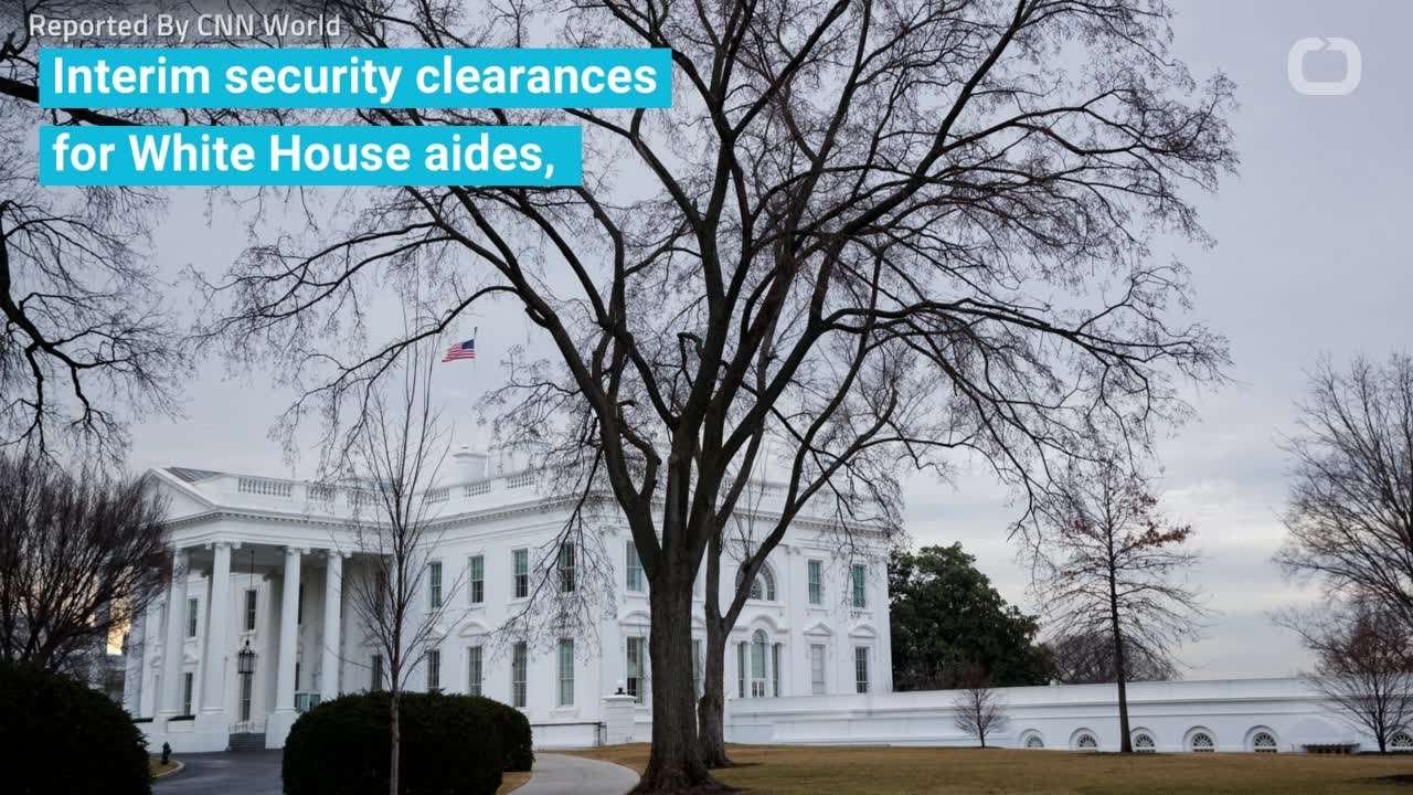 Jared Kushner's White House Security Clearance Downgraded