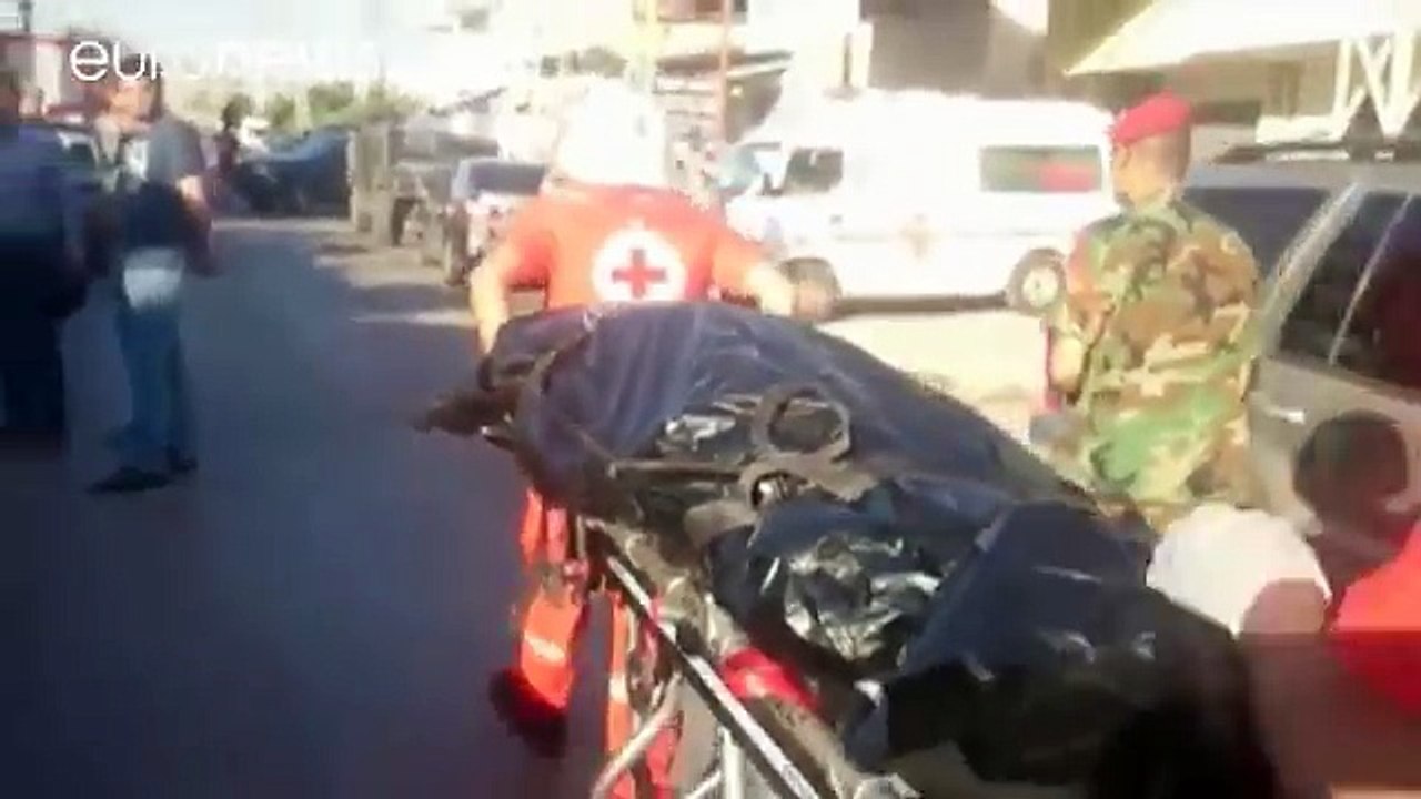 Multiple suicide attacks on Lebanese border village