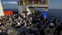 Hundreds of West African migrants rescued in Mediterranean taken to Italy