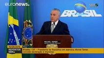 Brazil's interim president dismisses corruption allegations against him
