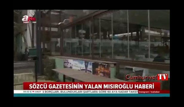 Kadir Mısıroğlu restoranı açıkladı, A Haber sansürledi