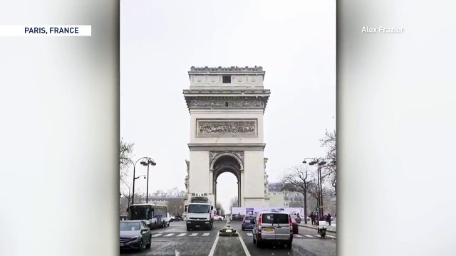 La tempête de froid sur l'Europe vue par les habitants : Londres, Paris, Rome...
