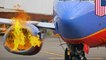 Engine fire: Southwest engine catches fire, flight makes emergency landing - TomoNews
