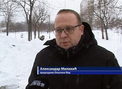 Situacija u Boru - sneg i putevi, 27. februar 2018. (RTV Bor)