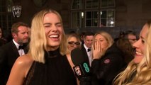 Margot Robbie Red Carpet Interview _ EE BAFTA Film Awards 2018