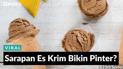 #1MENIT | Sarapan Es Krim Bikin Pinter?