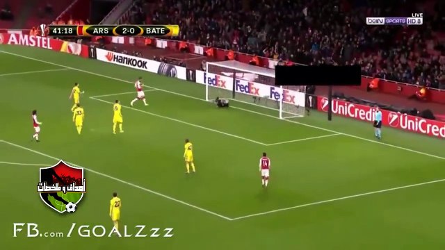 ملخص لمسات محمد النني اليوم مع أرسنال ( يسجل هدف عالمي وفرصة خطيرة ) في الدوري الاوروبي