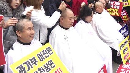 과천시민 '뿔났다'...과기부 이전 반대 삭발식에 시장 동참 / YTN