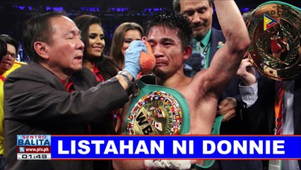 SPORTS BALITA: Listahan ni Donnie
