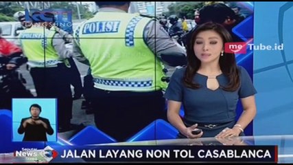 Pemotor Masih Nekat Lewati Jalan Layang Non Tol Casablanca