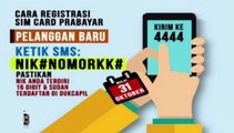 PENYEBAB REGISTRASI KARTU SIM GAGAL
