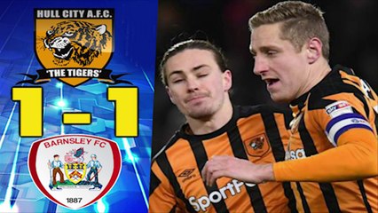 Hull City vs Barnsley 1 - 1 Highlights 27.02.2018  HD