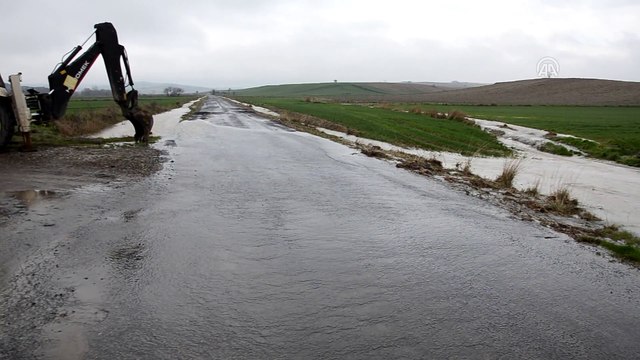 Hayrabolu ilçesinde sağanak - TEKİRDAĞ