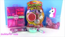 ♥Unicorn SLIME Mix! Rainbow Tape! Unicorn Glitter Stick! 25 Piece Stationery Kit! Lip Balm! FUN