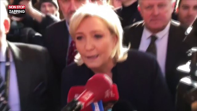 Marine Le Pen tacle Emmanuel Macron et les médias (vidéo)
