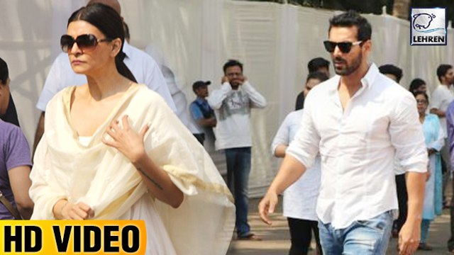 Sushmita Sen And John Abraham Bid Farewell To Sridevi